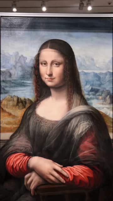 Mona Lisa vient de se réveiller et a commencé à danser au musée