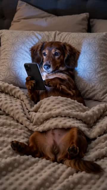 Mon chien regardait secrètement des vidéos la nuit et s'est fait attraper
